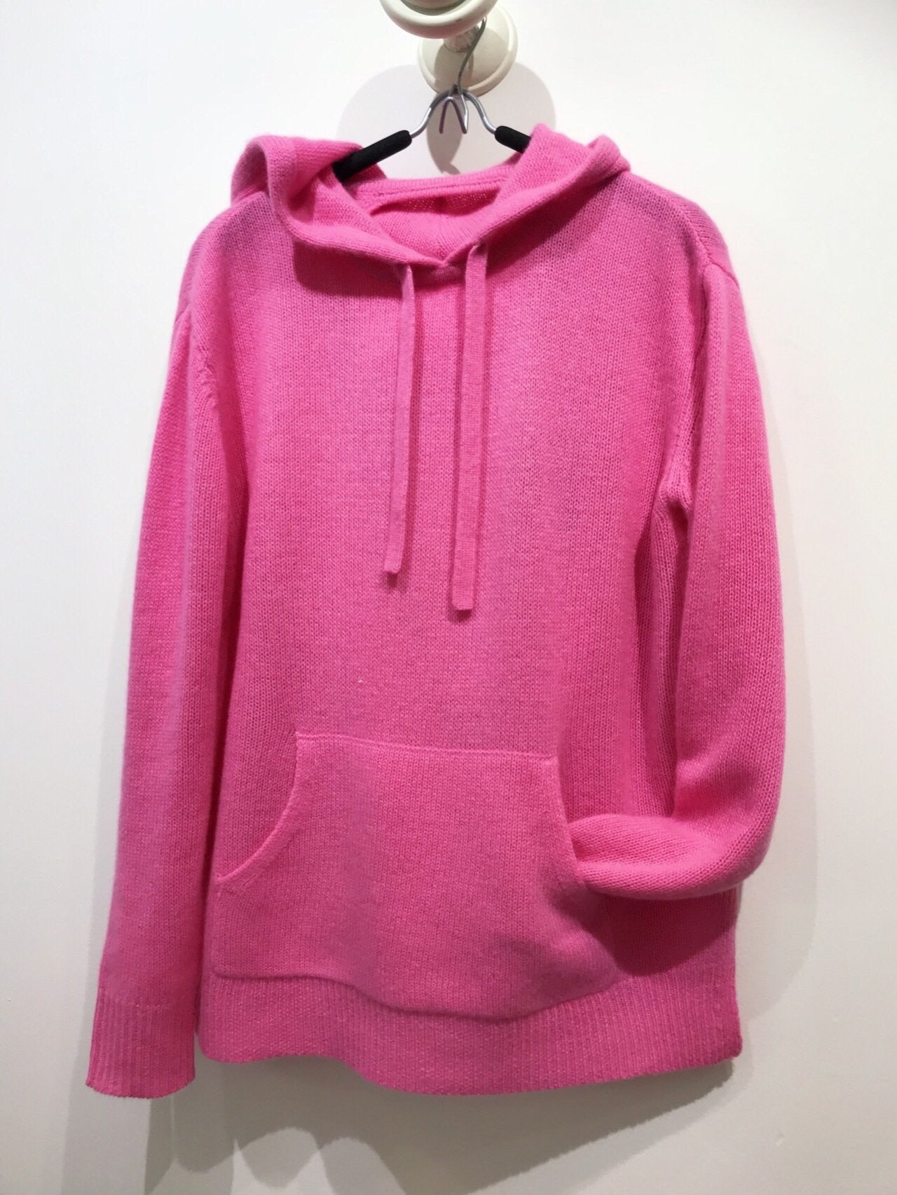 360cashmere pink hooded sweater